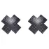 Cottelli - Strass X Brustwarzensticker (schwarz)