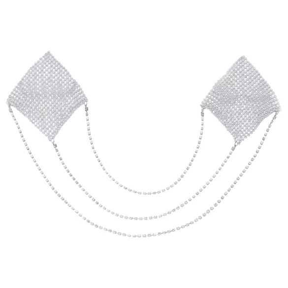 Cottelli - Ketten-Brustaufkleber (silber)