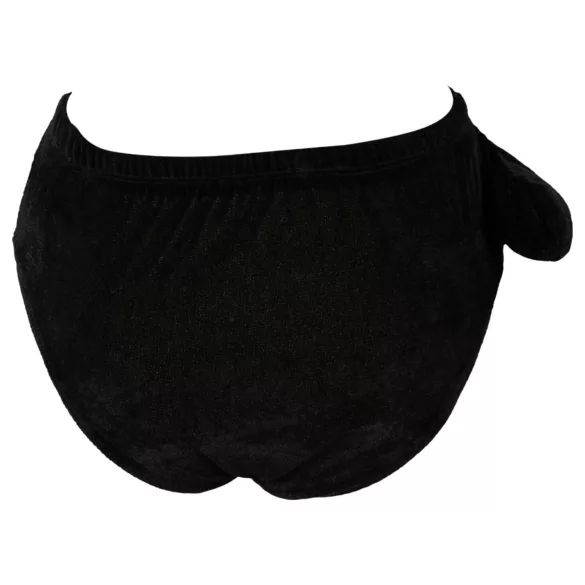 Schwarzer Penispumpen-Slip