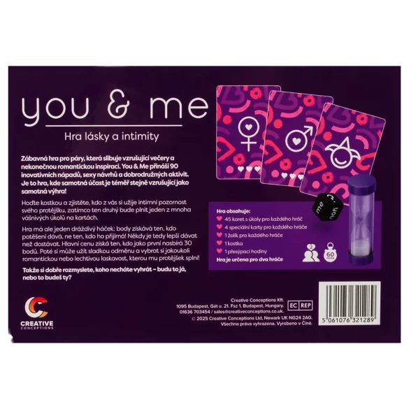 you & me - erotisches Paarspiel (tschechisch)