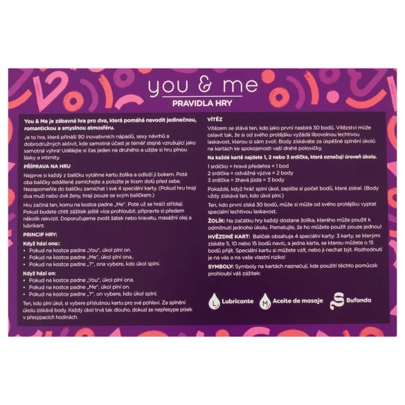 you & me - erotisches Paarspiel (tschechisch)