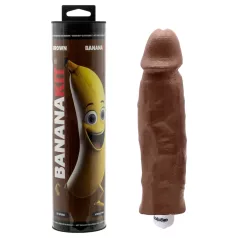 Bananakit - Penisabdruck-Set mit Vibrator (braun)