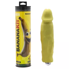 Bananakit - Penisabdruck-Set mit Vibrator - leuchtend (gelb)