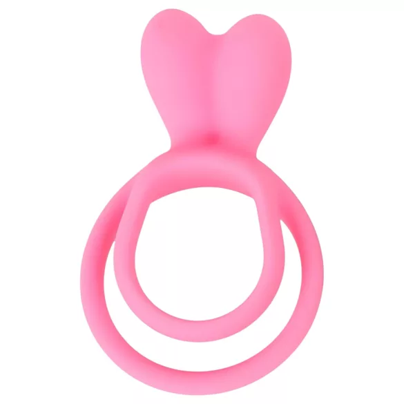 Pulselock Cocktura - Penis- und Hodenring mit Häschenmotiv (pink)