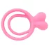 Pulselock Cocktura - Penis- und Hodenring mit Häschenmotiv (pink)