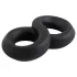 Pulselock Taur - Doppel-Penis- und Hodenring (schwarz) - 20 mm