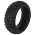 Pulselock Forge - Silikon-Penisring mit Reifmuster (schwarz) - 35 mm