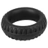 Pulselock Forge - Silikon-Penisring mit Reifmuster (schwarz) - 35 mm