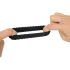Pulselock Forge - Silikon-Penisring mit Reifmuster (schwarz) - 35 mm