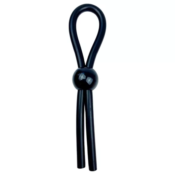 Pulselock Forge - Verstellbarer Lasso-Penisring aus Silikon (schwarz)