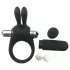 Pulselock Vantr - vibrierender Penisring mit Häschen (schwarz) - 30 mm