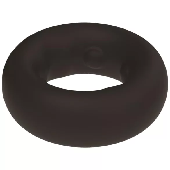 Pulselock Cocktura - gepunkteter Silikon-Penisring (schwarz) - 27 mm