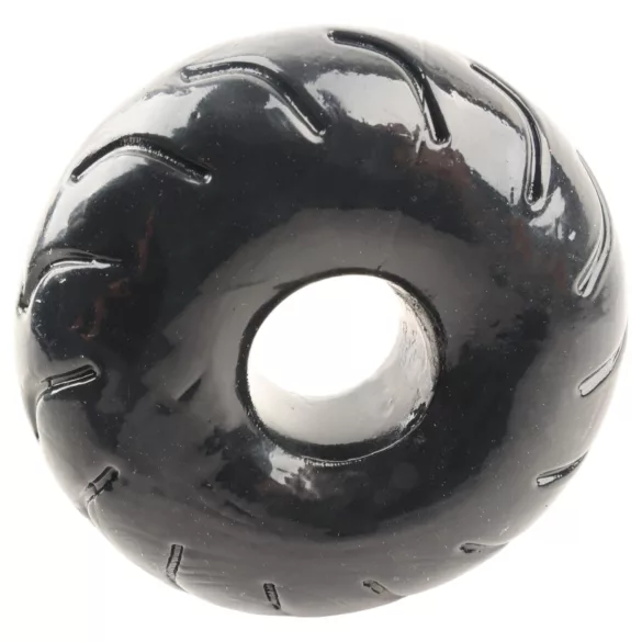 Pulselock Forge - Penisring aus TPE mit Radmuster (schwarz) - 19 mm