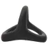 Pulselock Taur - Y-förmiger Penis- und Hodenschnürring (schwarz) - S