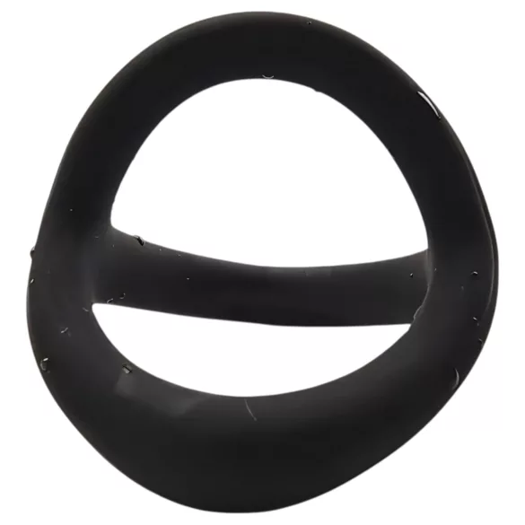 Pulselock Taur - Y-förmiger Penis- und Hodenschnürring (schwarz) - S