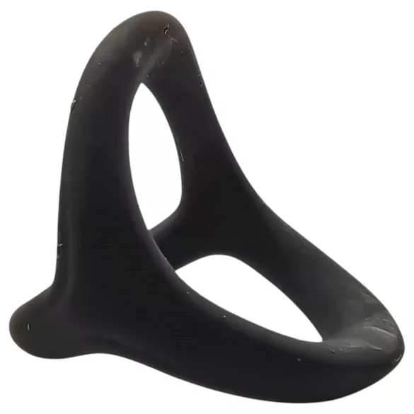 Pulselock Taur - Y-förmiger Penis- und Hodenschnürring (schwarz) - S