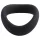 Pulselock Cocktura - gedrehter Penisring aus Silikon (schwarz) - 47,5 mm