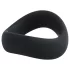 Pulselock Cocktura - gedrehter Silikon-Penisring (schwarz) - 47,5 mm