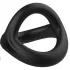 Pulselock Taur - Y-förmiger Penis- und Hodensring (schwarz) - M