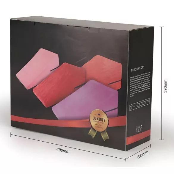 Desirel Magic Pillow Keil-Sexpolster-Set - klein + groß (rot)