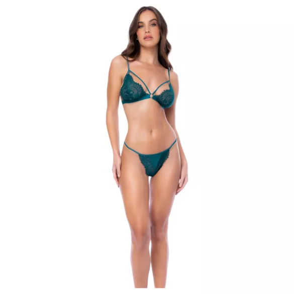 Mapalé - Blüten-Set mit Trägern (grün) - L/XL