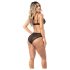 Mapalé - BH-Set mit Strumpfhalter (schwarz)