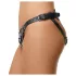 ZADO - Lederunterteil für anstoßbaren Dildo, BDSM (schwarz, S-L)
