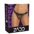 ZADO - Leder-Strap-On-Harness (schwarz) - S-L