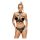ZADO - Leder-Set mit strap-on Slip (schwarz)