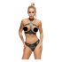 ZADO - Leder-Set mit strap-on Slip (schwarz)