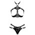 ZADO - Leder-Set mit strap-on Slip (schwarz)