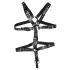 ZADO - schwarzes Leder Herren-Body-Harness (S-L)