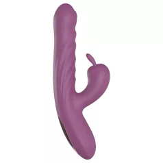   Funny Me Rabbit Bunny - wiederaufladbarer Vibrator mit stoßender Klitoris­häschen-Funktion (lila)