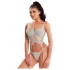 JSY 036 - erotisches Dessous-Set (blau)