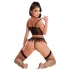JSY 037 - erotisches Dessous-Set - schwarz
