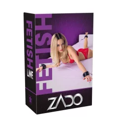 ZADO - Leder Fesselset fürs Bett (schwarz)
