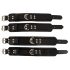 ZADO - Lederbettfessel-Set (schwarz)