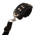 ZADO - Lederbettfessel-Set (schwarz)