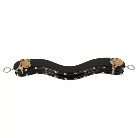 ZADO - Hodenkalotte mit Lederbezug (schwarz)