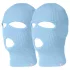Balaclava - Strick-Saugmaske, 3 Öffnungen (blau)