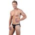 Glänzender Minimal-Slip für Herren (schwarz) - L