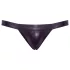 Glänzender Minimal-Slip für Herren (schwarz) - XXL