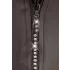 Svenjoyment - glänzender Herren-String mit Strass-Reißverschluss (schwarz) - M