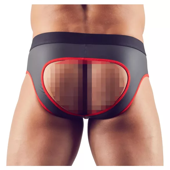 Svenjoyment - Offene Jock-Unterhose (schwarz) - M