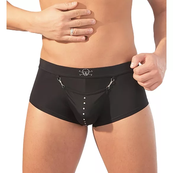 Piraten-Boxershorts (schwarz) - XXL