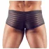 Transparente, gestreifte Boxershorts (schwarz)