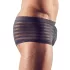 Transparente, gestreifte Boxershorts (schwarz) - M