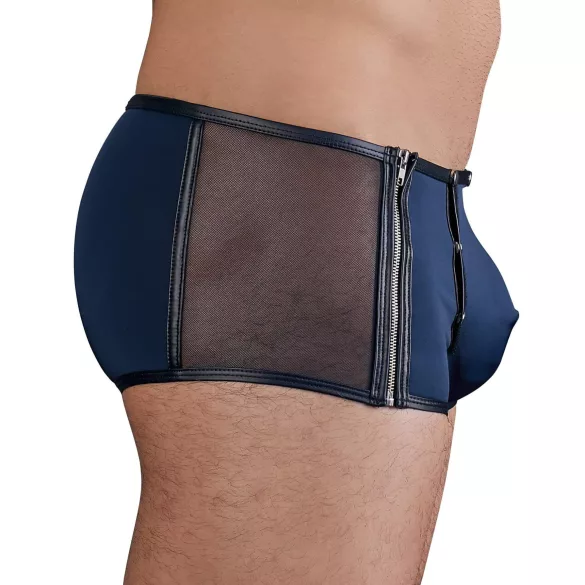 NEK - Schwarze Schnürnetz-Boxershorts (Blau)