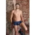 NEK - Schwarze Schnürnetz-Boxershorts (Blau)