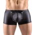 Svenjoyment - Matt-Boxershorts mit Strass und Reißverschluss (schwarz)
